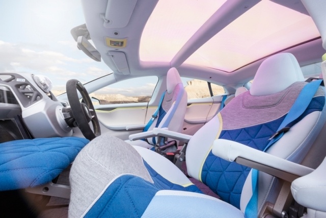 travel xchange rinspeed concept garnitură de material auto travel future xchange rinspeed concept car material polserung