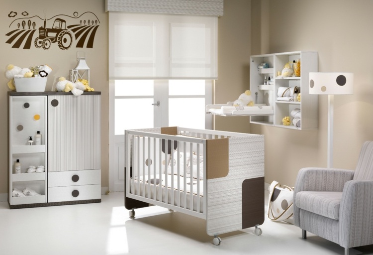 Lenjerie de pat pentru bebeluși în tonuri calde de maro mobilier-cu-design-modern-cu-accente-maro