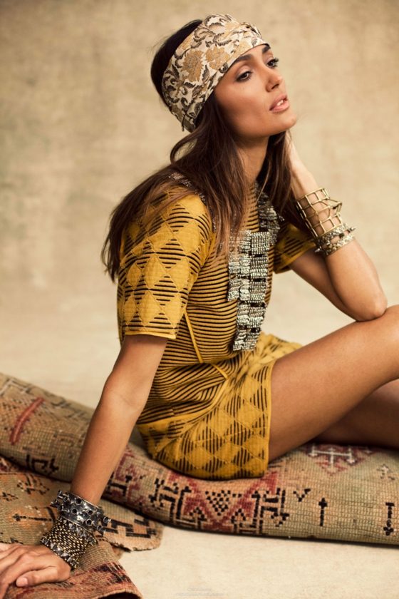 Bandă de păr cu bandana de vară arată modern Bandanna-lată-cu-flori
