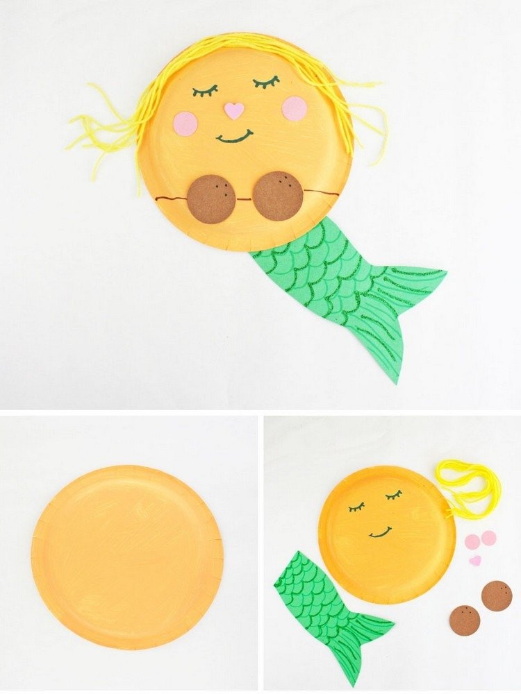 Meșteșugul cu plăci de hârtie, idei de pictură pentru preșcolari încurajează dezvoltarea