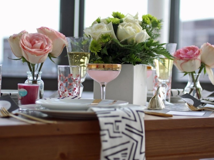 Trandafiri proaspeți pe masa de Paște - faceți singur aranjamente florale Idei meșteșuguri-Paște-2015-aranjamente florale-trandafiri