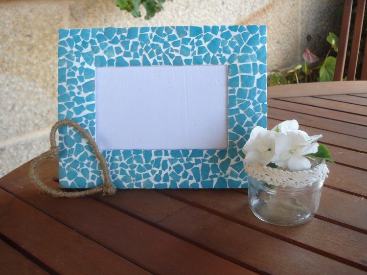 Decor marin pentru terasă cadru-cadru-cu-coaj-ou-albastru-maritim-decor-cadou