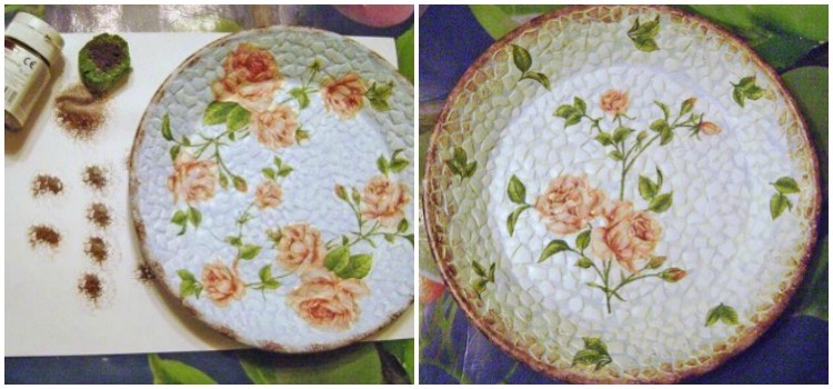 placă-cochilie-ouă-decupaj-decorați-aspect-mozaic