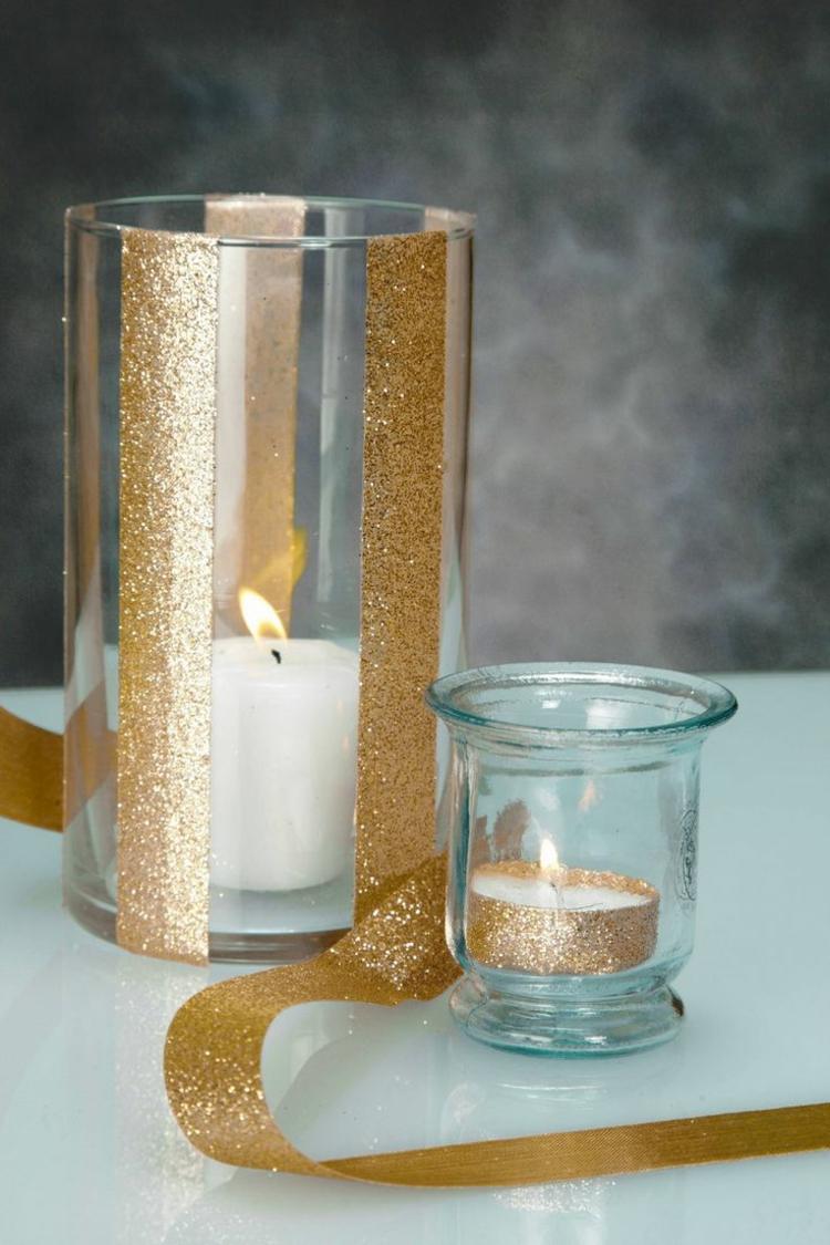 Tinker cu benzi de sclipici și creează felinare frumoase tinker-glitter-tape-tealight-elegant-tinker-idea-lantern