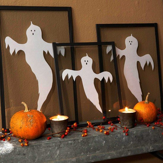 tinker pentru halloween fantomă hârtie ramă foto boabe dovleci tinker pentru idei fantomă de Halloween rame pentru poze boabe dovleci