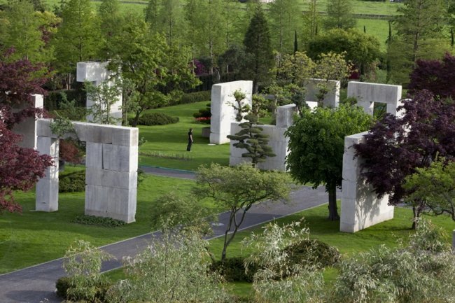 Muzeul Arborilor Elveția pereți de gresie Idei de amenajare a pereților din gresie