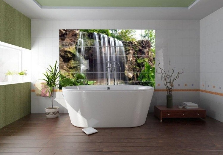 Exemple de gresie pentru baie gresie foto cascadă