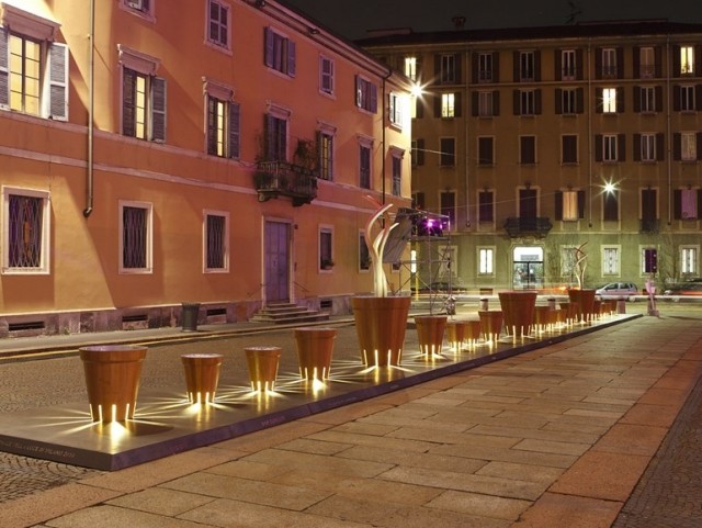 jardiniere din lemn iluminate iluminând străzi jardiniere de designer iluminate străzile de iluminat din lemn
