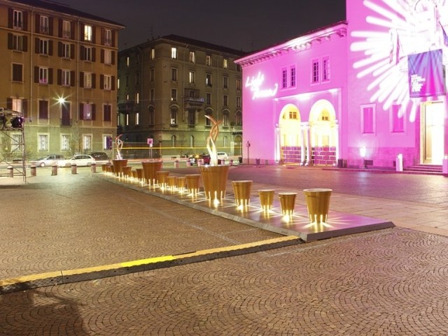 Mașini de plantat lemn ușor echipate DDF crvati Italia Jardiniere de designer din lemn