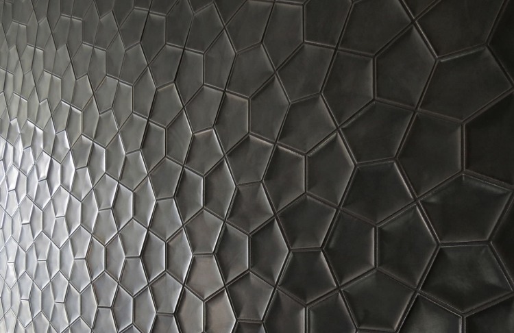 gresie geometrică din beton penta Placi de beton pentru perete interior-efect-3d-PENTA-Daniel-Ogassian