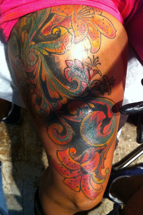 Tetovaža Blac-Chyna- Lily