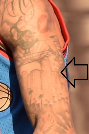 Tatouage de la ville de Blueface