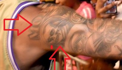 Tatouage Crâne Blueface