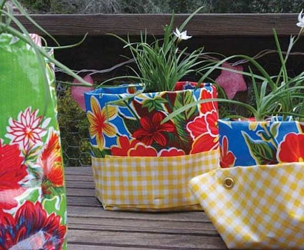 idei de genti din stofa pentru ghivece de flori pentru a te face singur