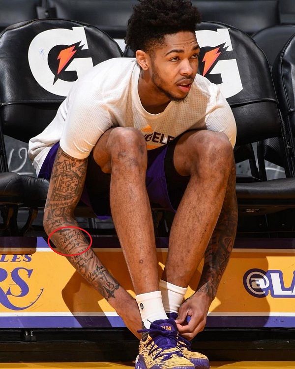 vedrina -brandon ingram tetovaže