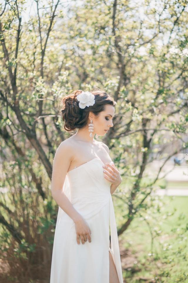 casual fixat păr-țesătură flori accesorii pentru păr-cercei lungi elegant-și-casual-fixat-în-păr-bijuterii-țesătură-floare