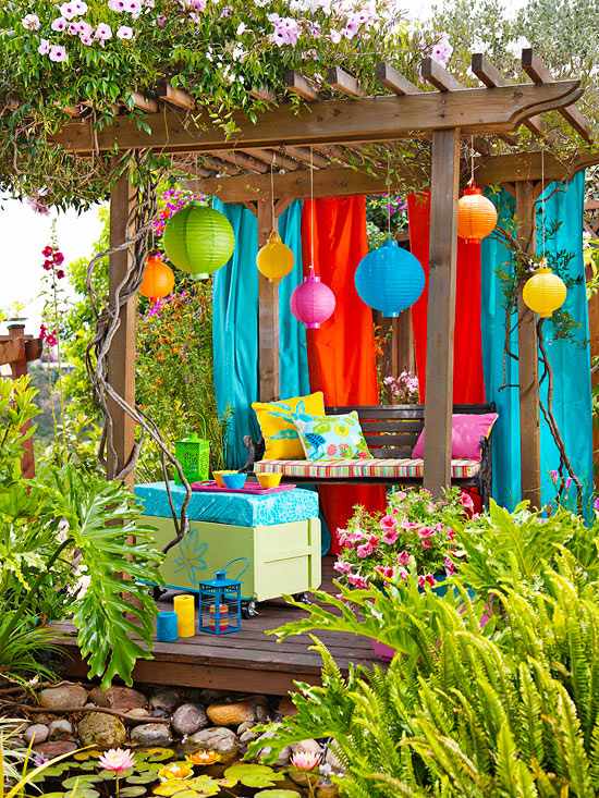 idei pentru decorarea mobilierului de grădină zonă de relaxare viu colorată idei pentru decorarea mobilierului de grădină cu zonă de relaxare viu colorată