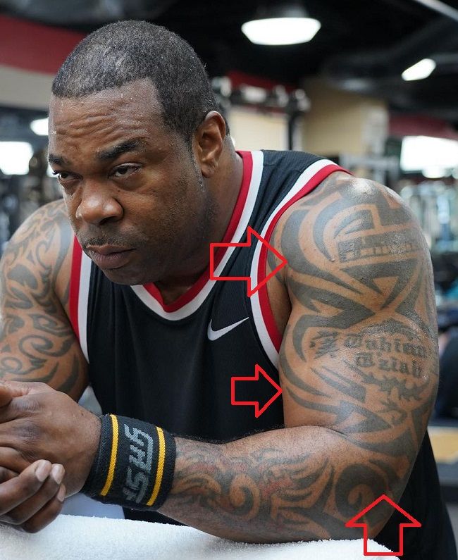 „Busta Rhymes“ genčių tatuiruotės