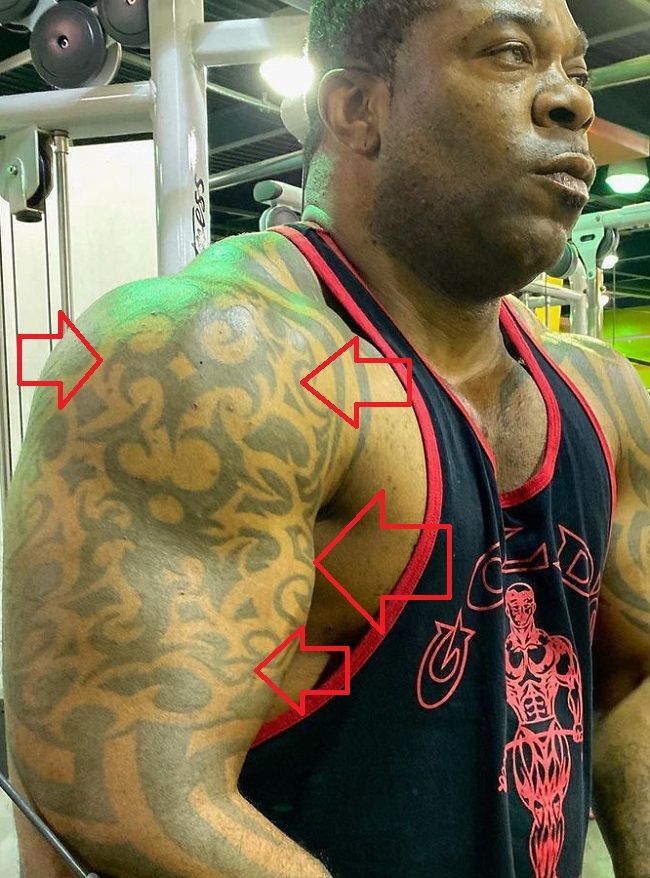 Busta Rhymes-Arm Tattoo