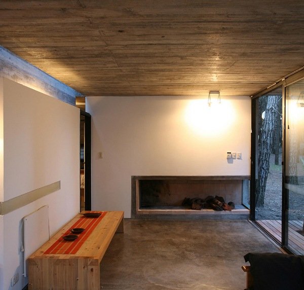 Seminee amenajari interioare case rustice