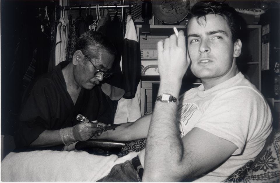 Tatuaggio dell'artista leggendario giapponese Bonten Tarô