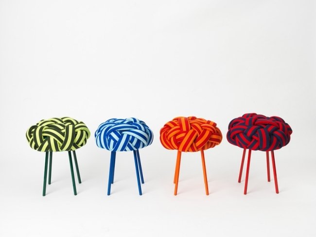 taburet rotund țesute design scaune humberto damata scaun rotund șezut de designer țesut de Humberto Damata