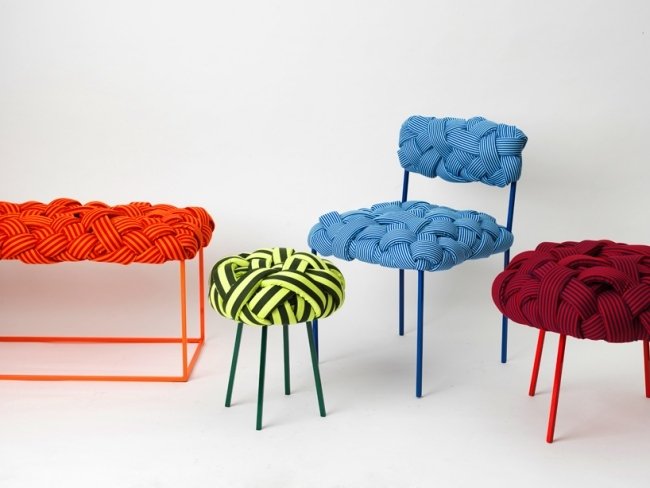 colecție cloud țesut designer scaune humberto damata scaune de designer țesute de colecția cloud de Humberto Damata