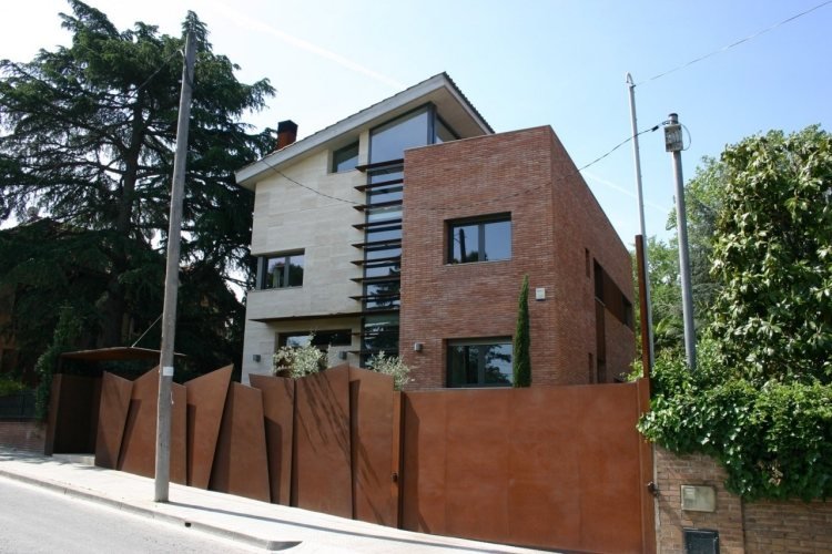 Gard opac de securitate și poartă de grădină din oțel Corten corten oțel ecran de confidențialitate copertină opac grădină față poartă