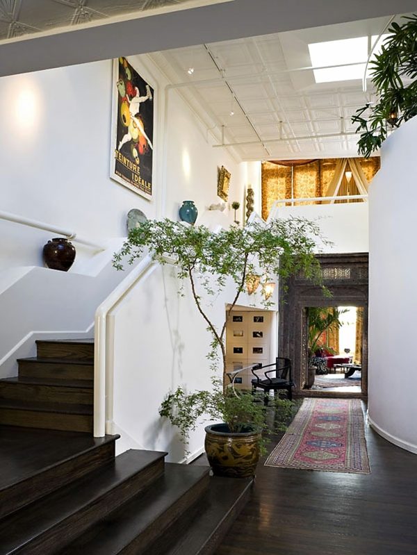 covor exotic design hol gresie din lemn