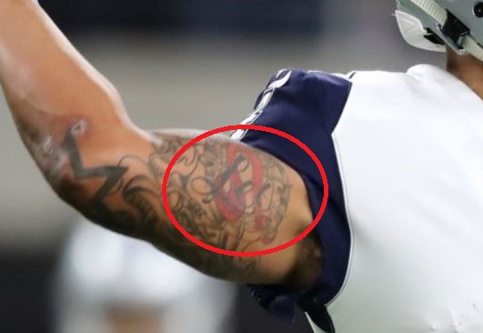 Dak Prescott Leo ArmTattoo