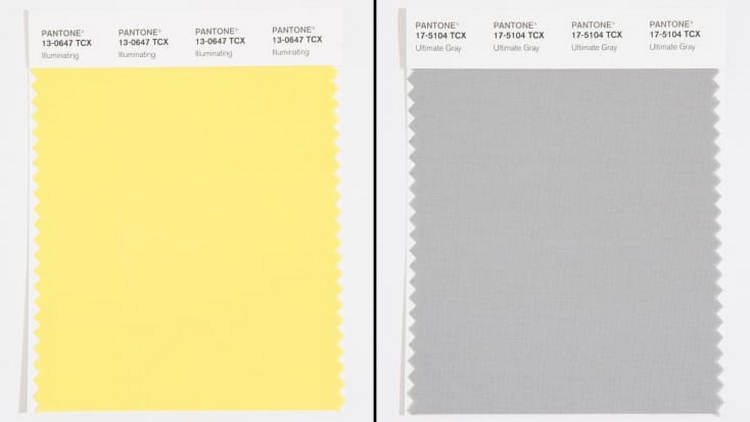 culori pantone trend 2021 iluminând griul final