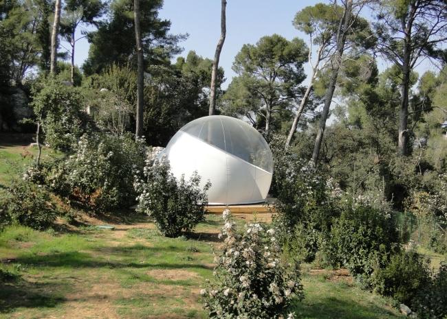 hotel francez casa gonflabilă design ca casa bubble