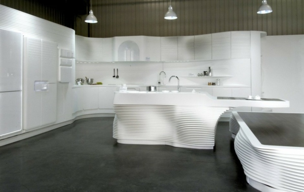 design de bucătărie inovator incitant design modern de bucătărie - târg în Milano 2012
