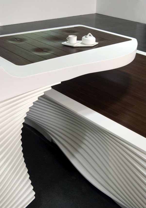 echipamente inovatoare de bucătărie sculpturală bucătărie-modernă-design-formă-organic-blat-de-întuneric