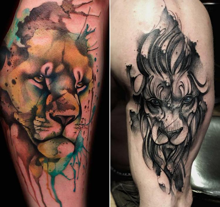 Efectul culorii apei în alb și negru sau culoarea masculină și feminină