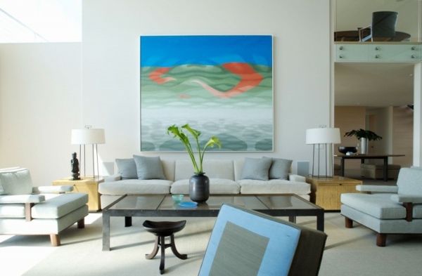 decor interior rezidență pictură abstractă reședință-interior-pictură abstractă