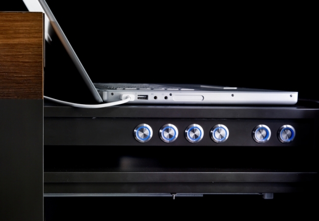 Laptop lift elevator birou design modern Laptop Elevator Design birou permanent Lustru modern