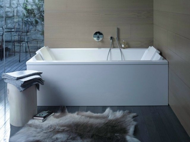 tetiera dreptunghiulara acrilica pentru cada STARCK DURAVIT Italia dreptunghiular-acrilic-cadă-tetieră-STARCK-DURAVIT-Italia