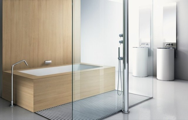 baie perfectă design cadă căptușeală aspect lemn MACRO baie design cadă-lemn-aspect-căptușeală-MACRO