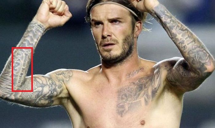 David Beckham-Perfecto dans Spiritu Tattoo