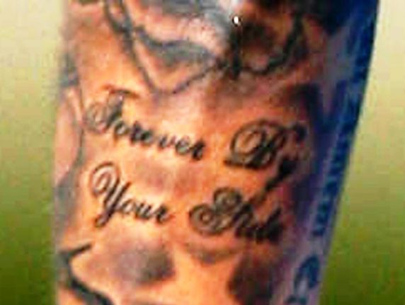 Le tatouage de David Beckham pour toujours à vos côtés