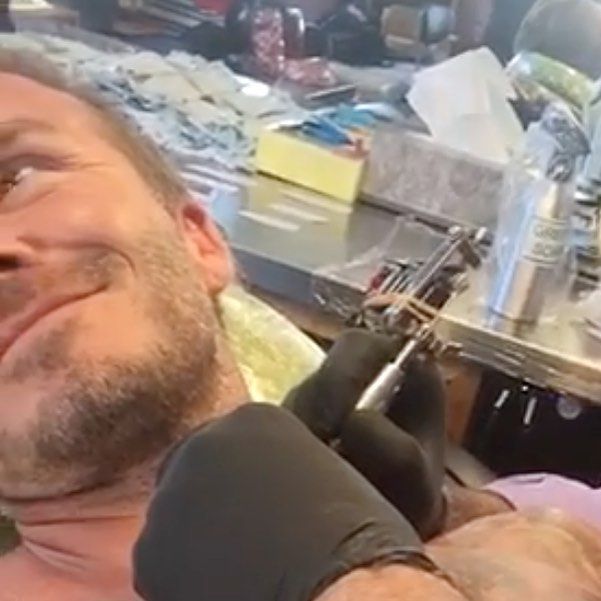 David Beckham-Pretty Lady Tattoo
