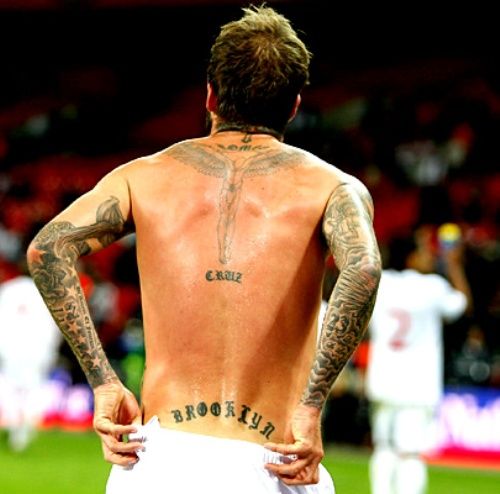 david_beckham cruz tatouage