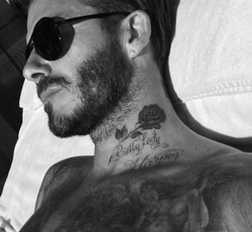 Rose-tatouage-David Beckham