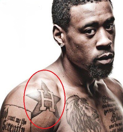 Deandre Jordan Épaule Droite H Star TATOUAGE