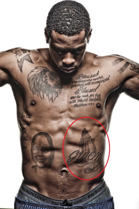 Deandre Jordan Estomac Tattoo