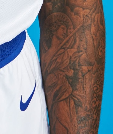 DeAndre Jordan Tatouage Ange Bras Gauche