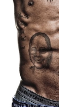 Deandre Jordan Estomac Grand-mère Tattoo