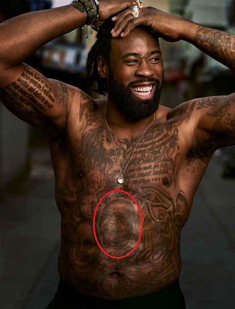 Deandre Jordan Portrait1 Tatouage