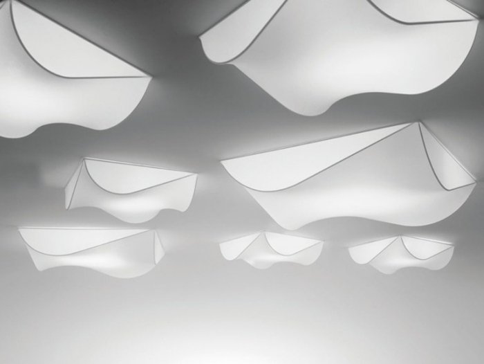 Plafoane de designer din țesătură pentru lumină difuză, moale design-plafoniere-țesături-țesătură-FURTUNĂ-AXO-LUMINĂ-Manuel-vivian